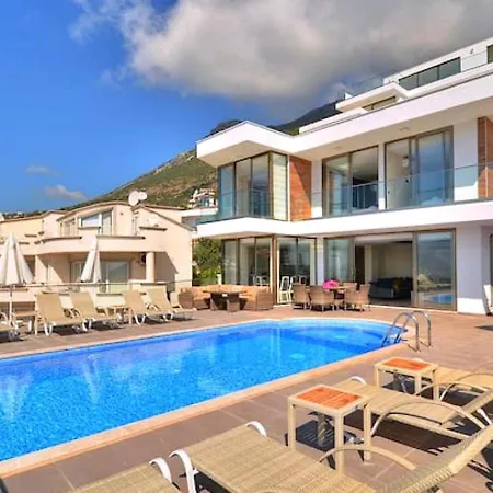 Kiziltas 4 Bedroom Seaview With Private Pool Kalkan