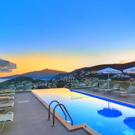 فيلة Kiziltas 4 Bedroom Seaview With Private Pool كالكان