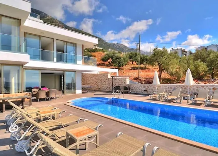 Kiziltas 4 Bedroom Seaview With Private Pool