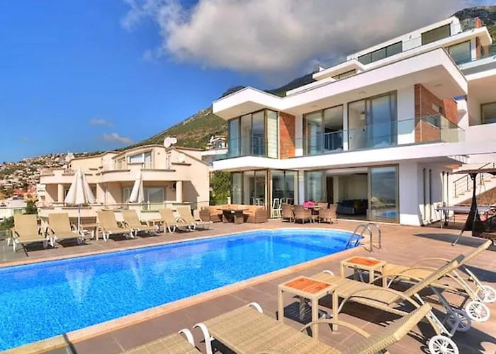 Kiziltas 4 Bedroom Seaview With Private Pool Kalkan