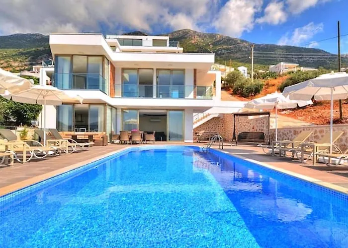 Kiziltas 4 Bedroom Seaview With Private Pool