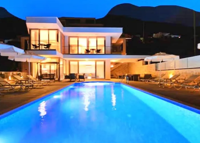Kiziltas 4 Bedroom Seaview With Private Pool Kalkan