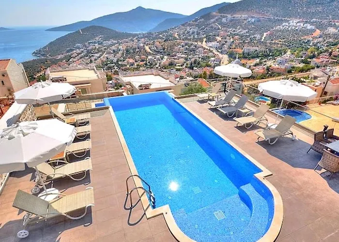 Kiziltas 4 Bedroom Seaview With Private Pool * Kalkan
