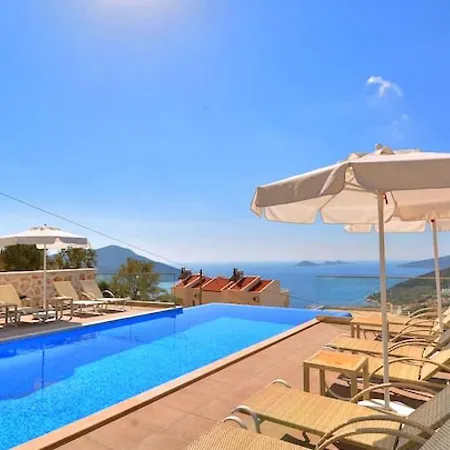 Kiziltas 4 Bedroom Seaview With Private Pool Kalkan