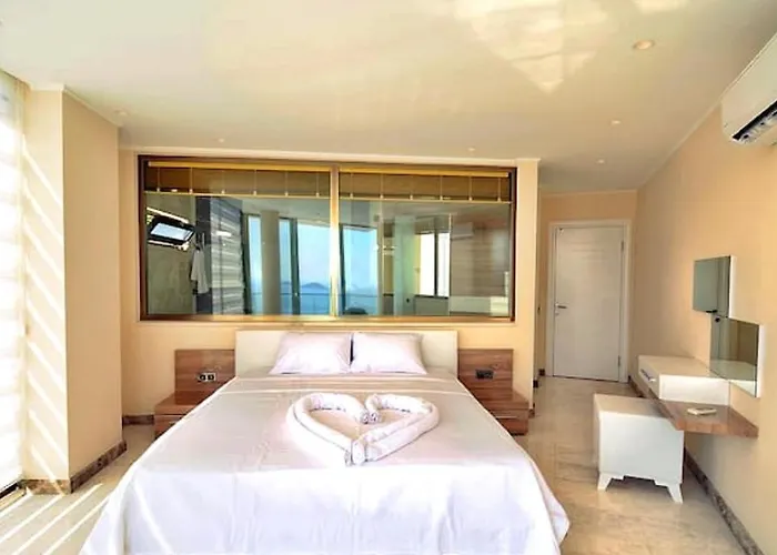 Kiziltas 4 Bedroom Seaview With Private Pool