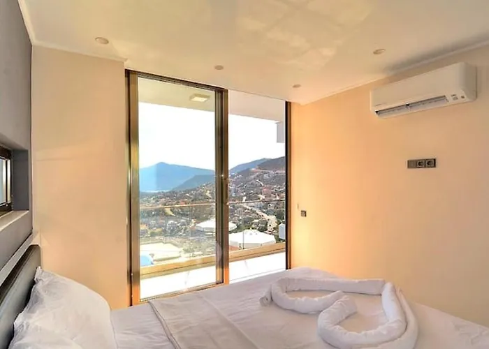 Kiziltas 4 Bedroom Seaview With Private Pool * Kalkan